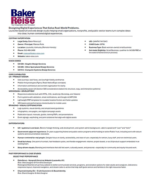 Download Capability Statement PDF