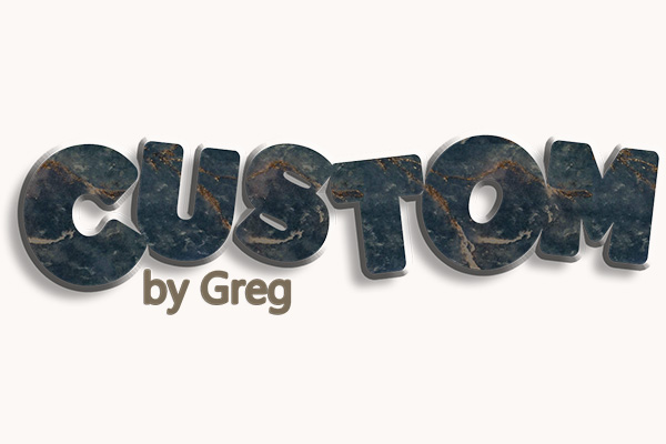 Custom by Greg countertop and renovation site screenshot